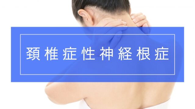 首の痛み・手のしびれが続く方へ｜頚椎症性神経根症・脊髄症の症状とリハビリ